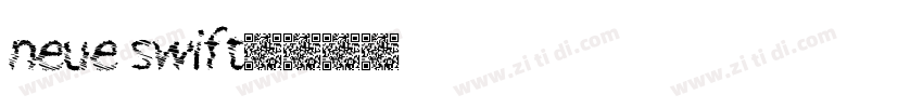 neue swift字体转换